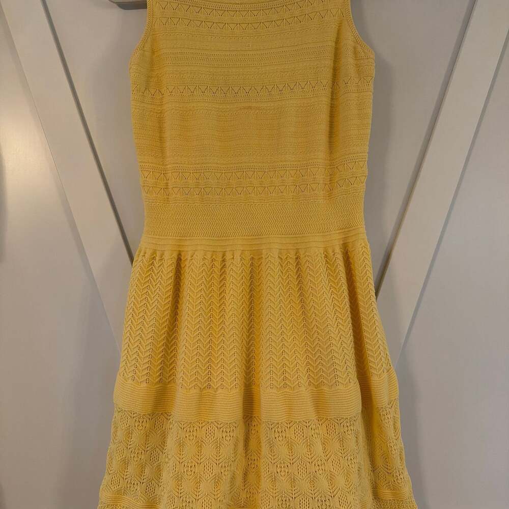 Lauren Ralph Lauren Women's Lined Sleeveless Round Neck Sweater Dress Size L